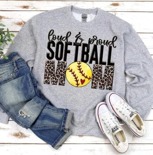 Loud & Proud Softball Mom