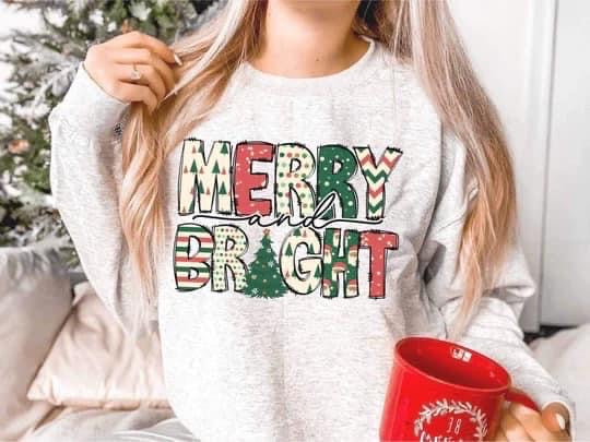 Merry & Bright Design letters