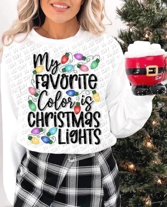 My Favorite Color is Christmas Lights