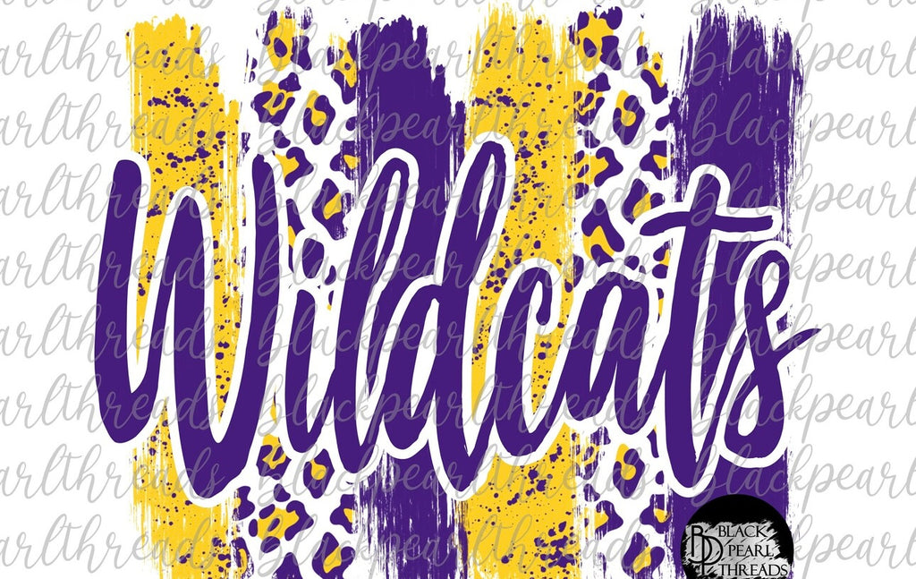 Wildcats Brushstrokes