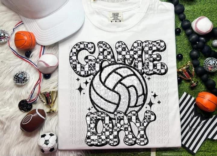 Sparkly Game Day Volleyball