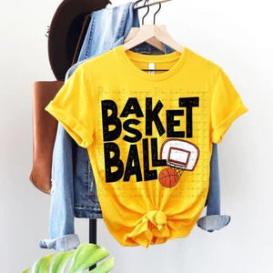 Basketball Funky Lettering