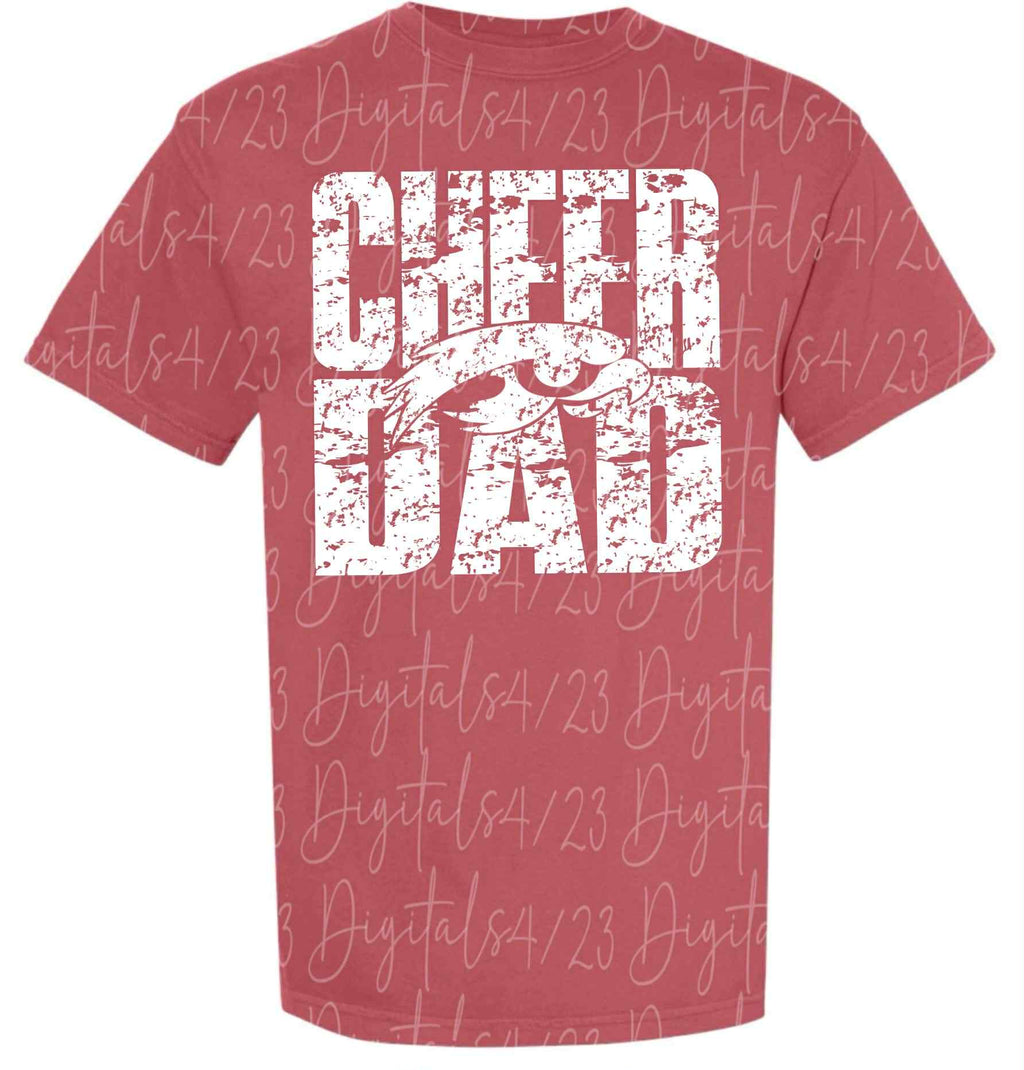 Hawks Cheer Dad Comfort Colors
