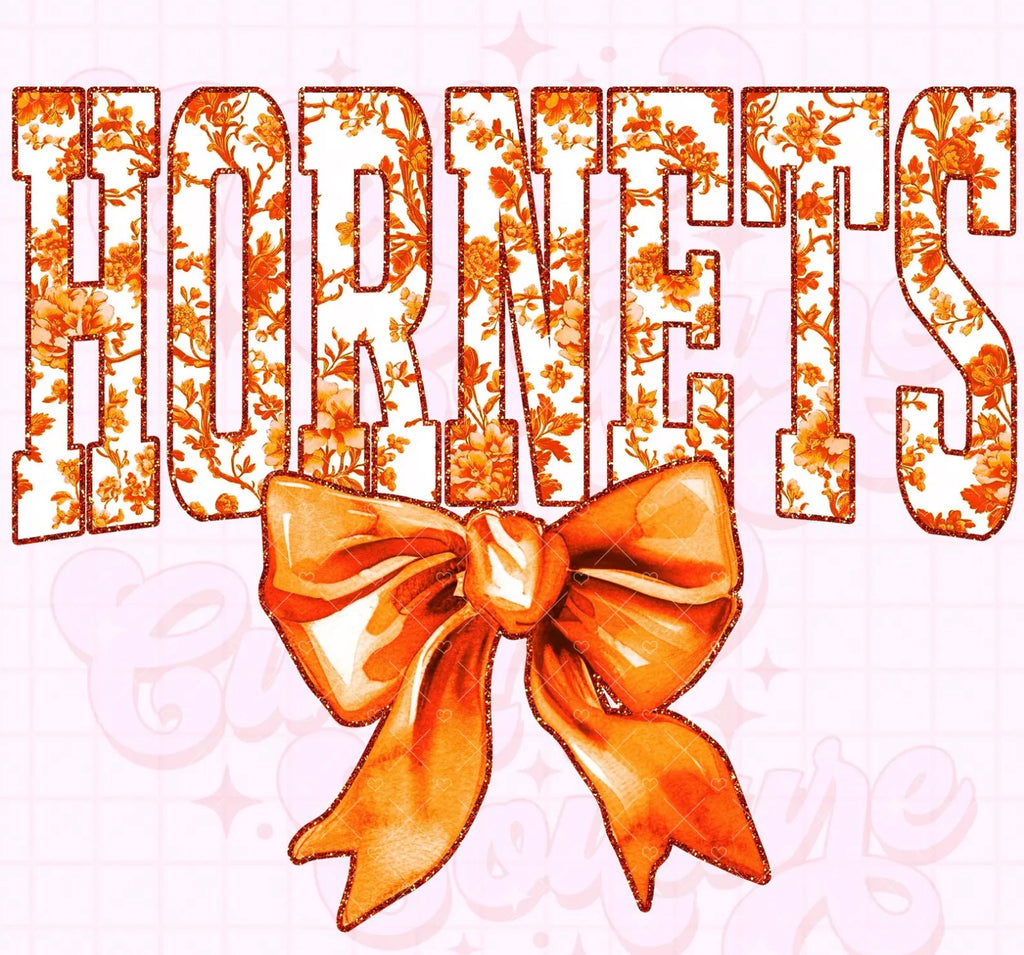 Hornets Orange Bow Youth