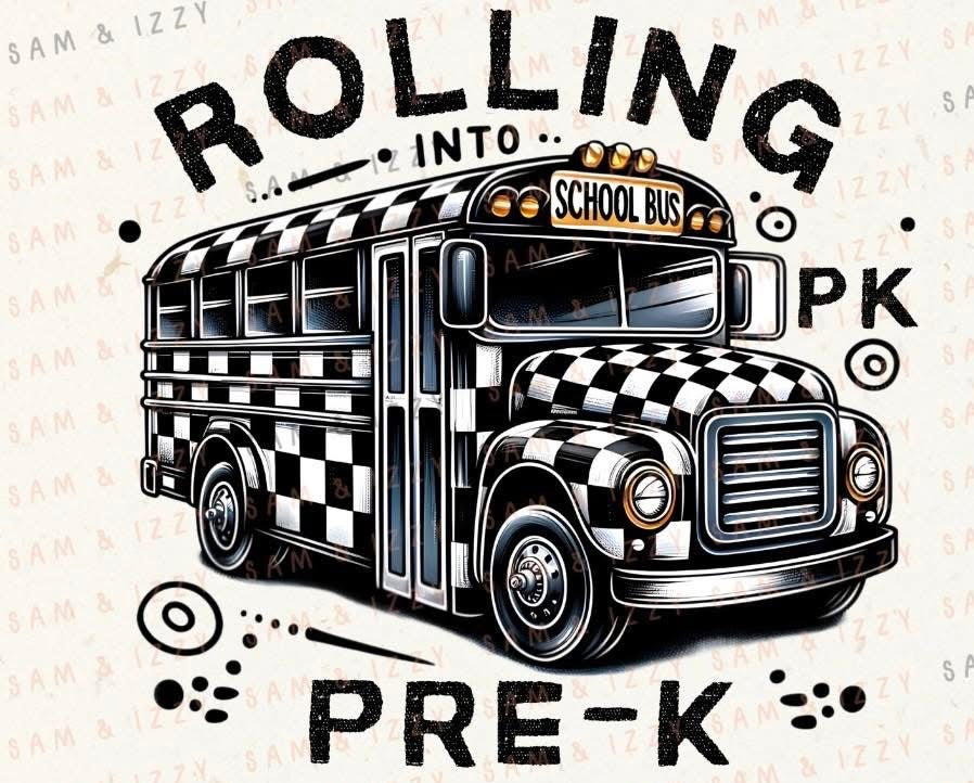 Rolling Into Pre-K School Bus