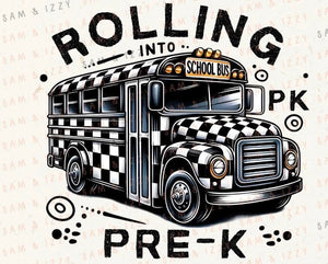 Rolling Into Pre-K School Bus
