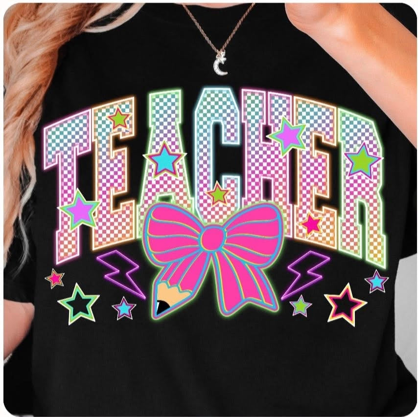 Teacher Bright with Bow