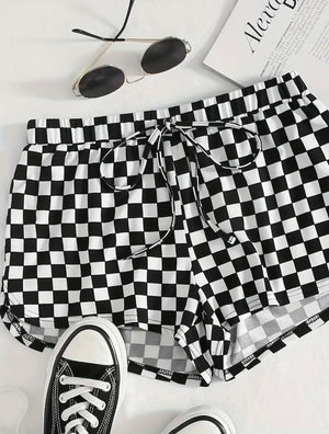 Checkered Shorts