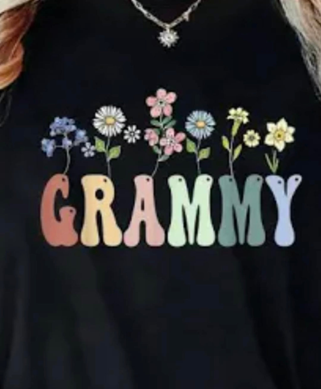 Grammy with Flowers