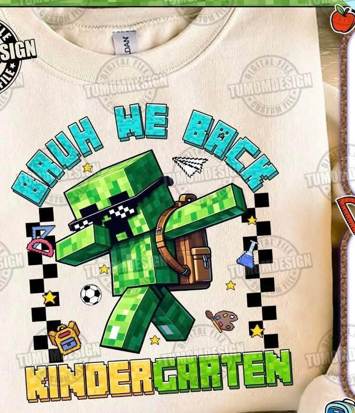 Bruh We Back Kindergarten