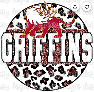 Griffins Leopard Glitter Effect