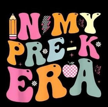 In My pre-K Era