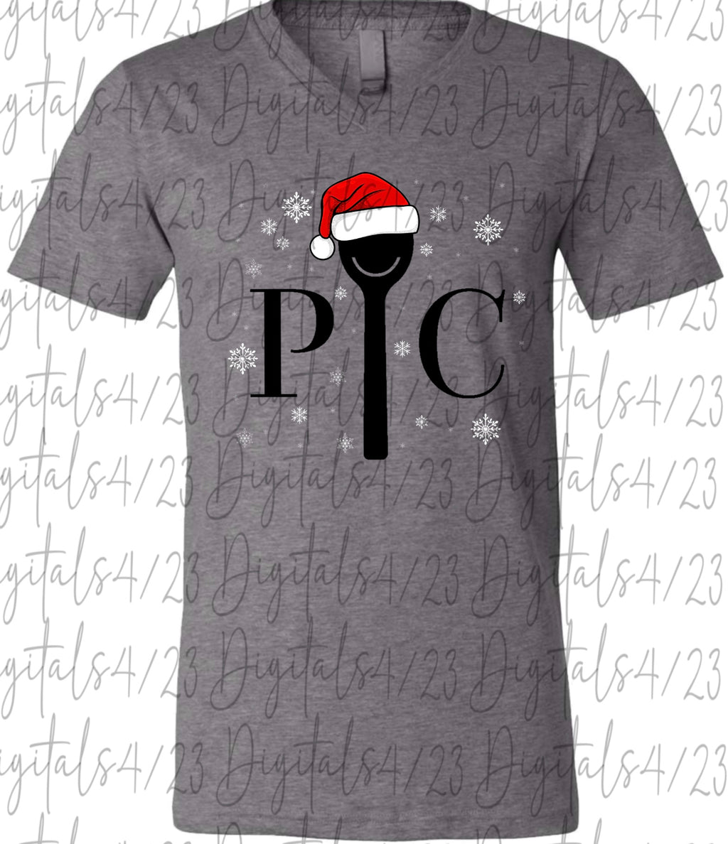 PC Santa Hat V-Neck or Sweathsirt