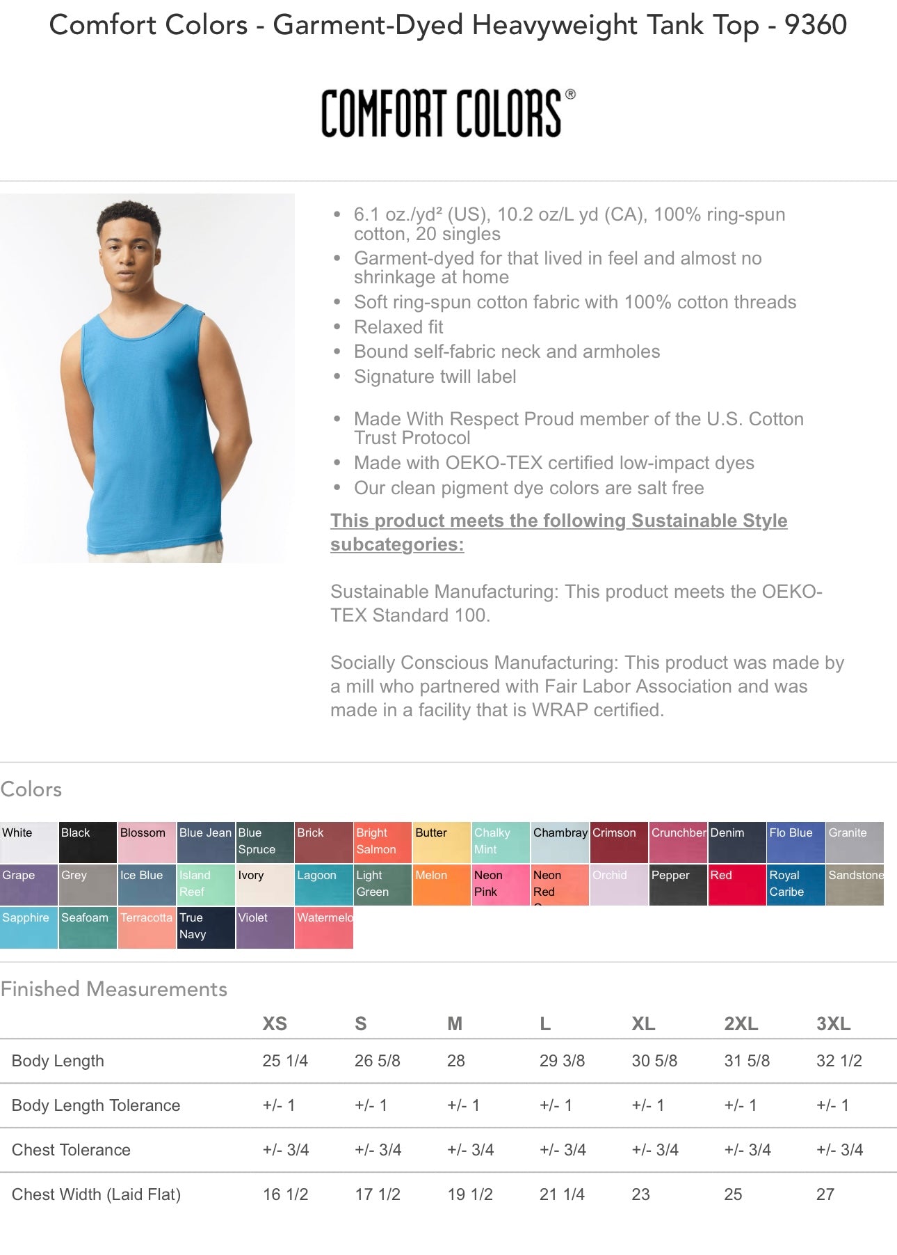 Rad Dad Comfort Colors Tank Top