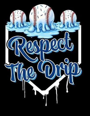 Respect The Drip Baseball Light Blue