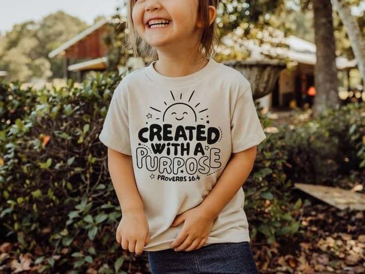 Created with a purpose Toddler