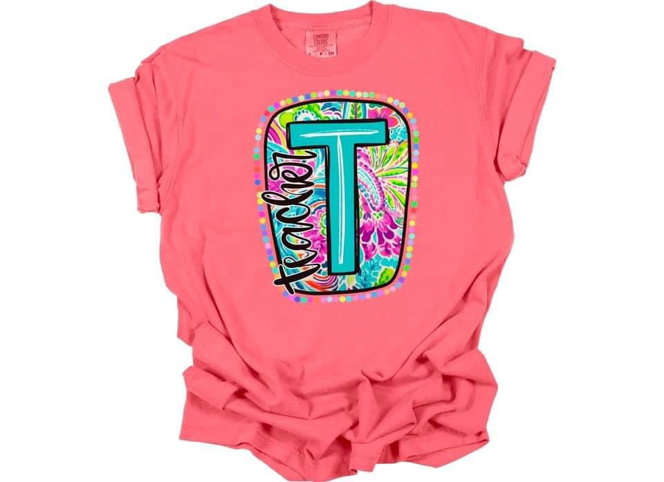 Teacher Colorful Design Comfort Colors