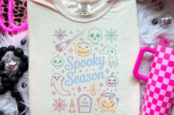 Spooky Season Ghosts & Pumpkins