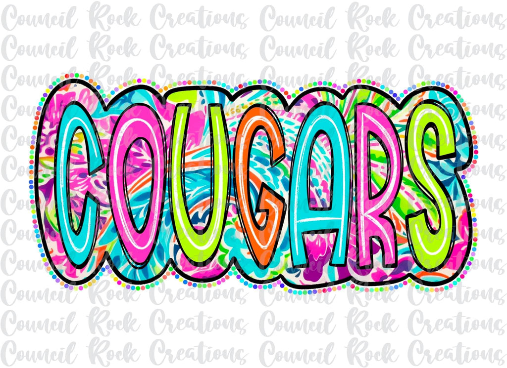 Cougars Bright Colorful