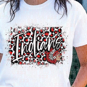Indians Red Leopard