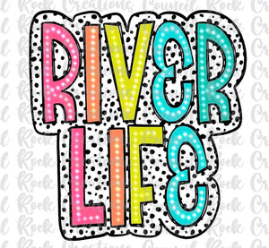 River Life Bright & polka Dot