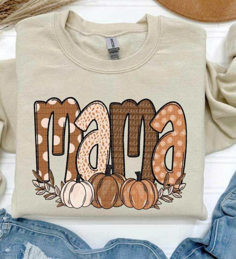 Mama Fall Pumpkins