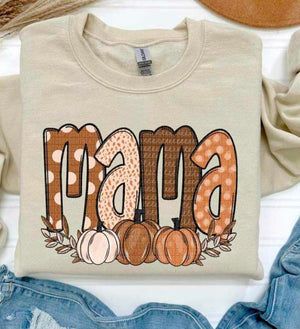 Mama Fall Pumpkins