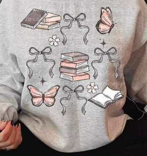 Book and Bow Collage