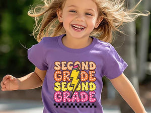 Second Grade Stacked Lightning Pencil (girl)