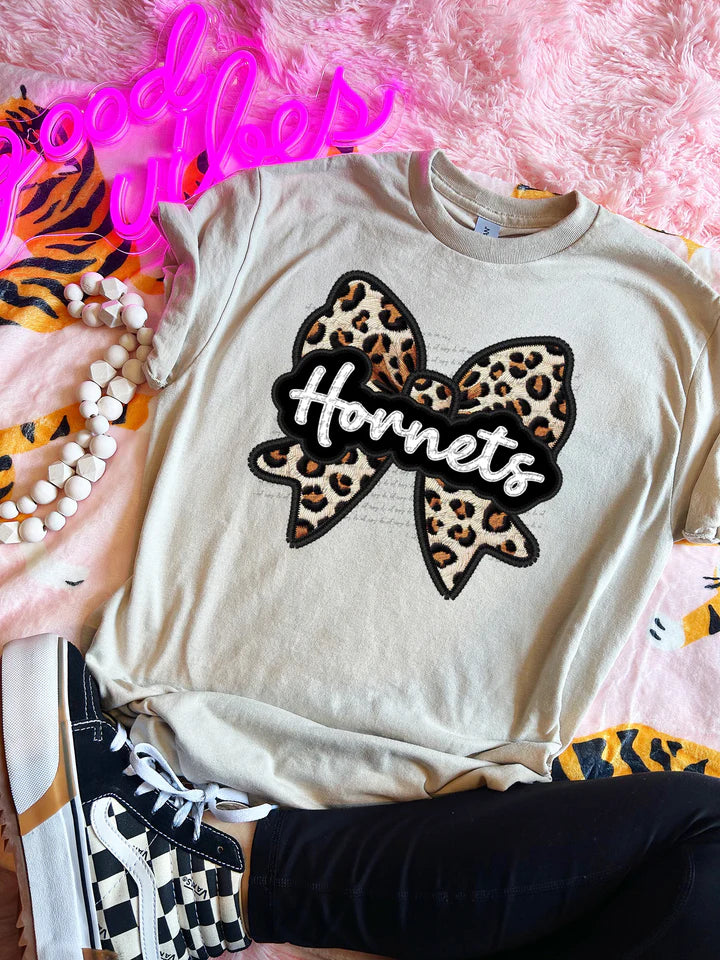 Hornets Leopard Bow