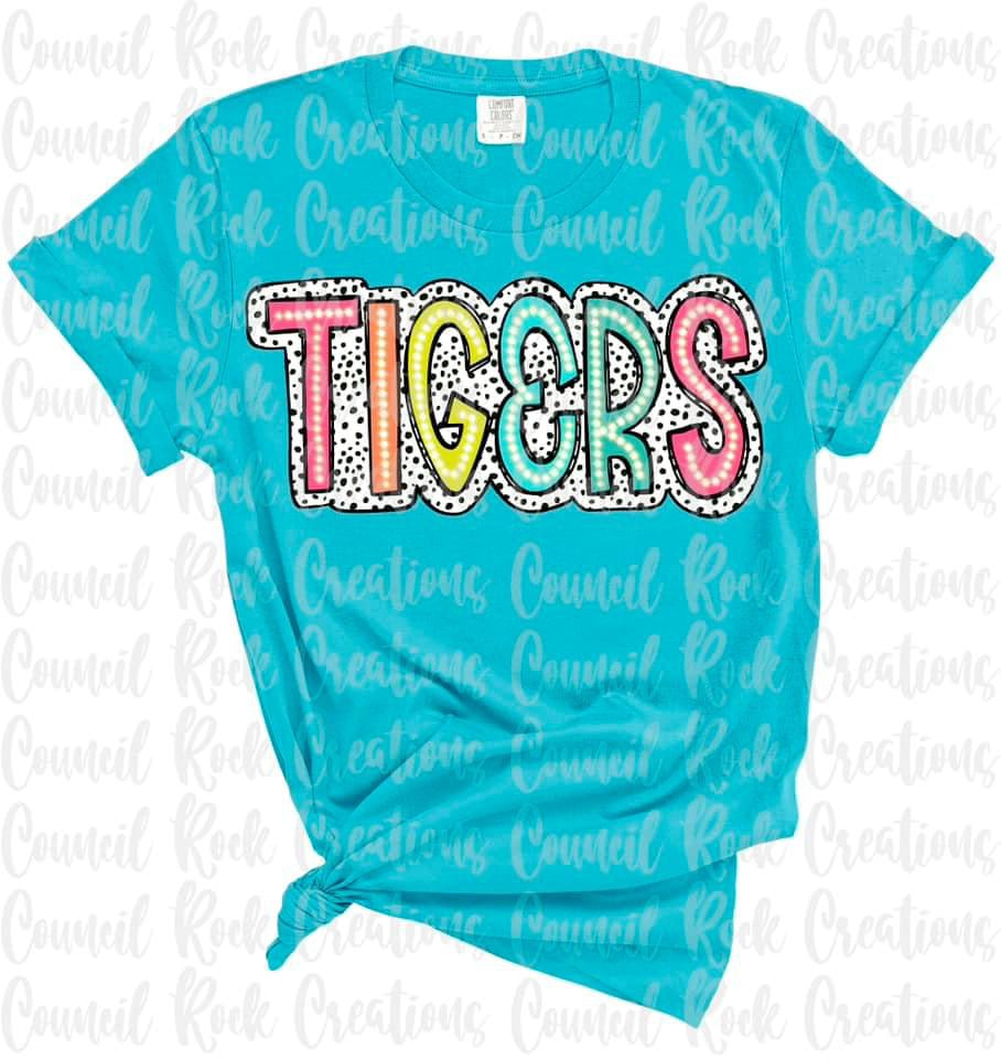 Tigers Bright & Polka Dot