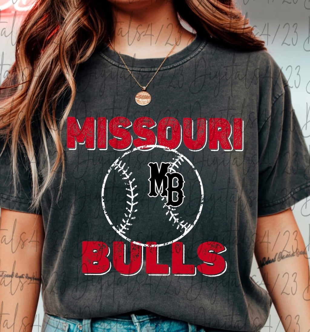 Missouri Bulls Baseball Comfort Colors