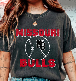 Missouri Bulls Baseball Comfort Colors