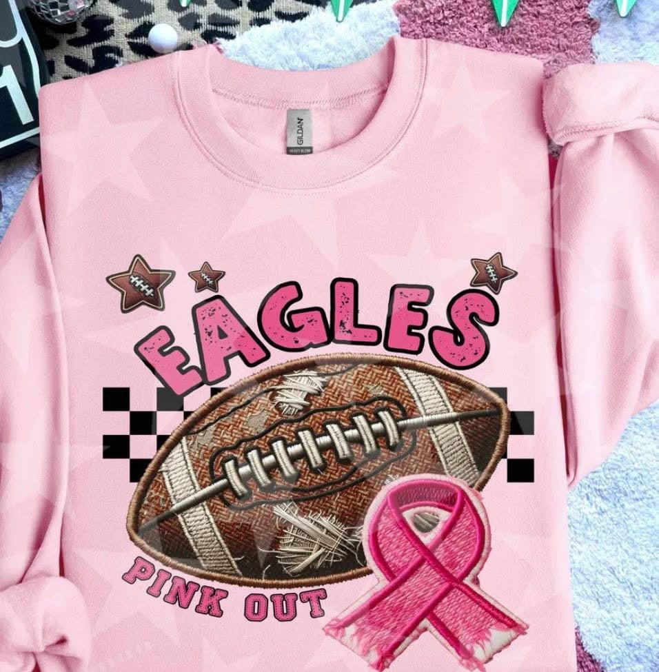 Eagles Pink Out Football