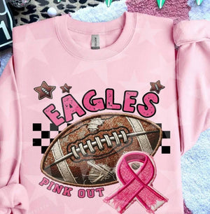Eagles Pink Out Football