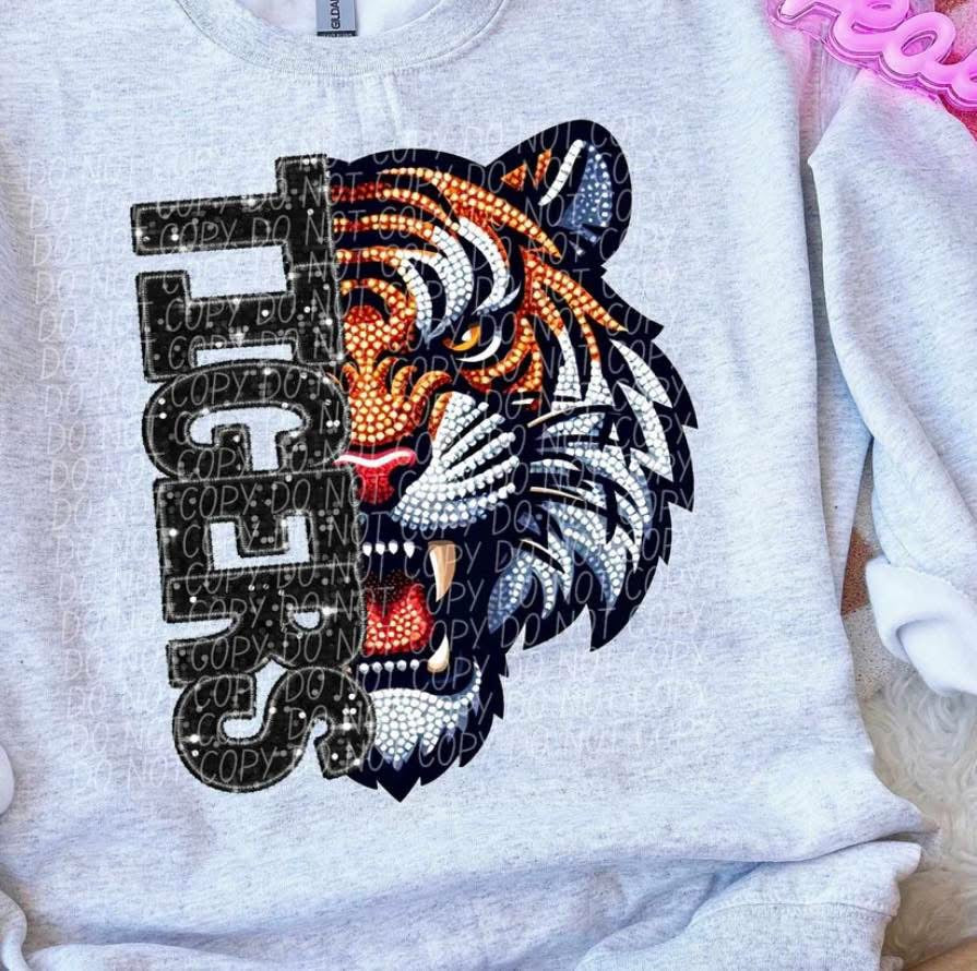 Tigers Half Face sweatshirt
