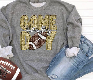 Game Day Hawks Gold