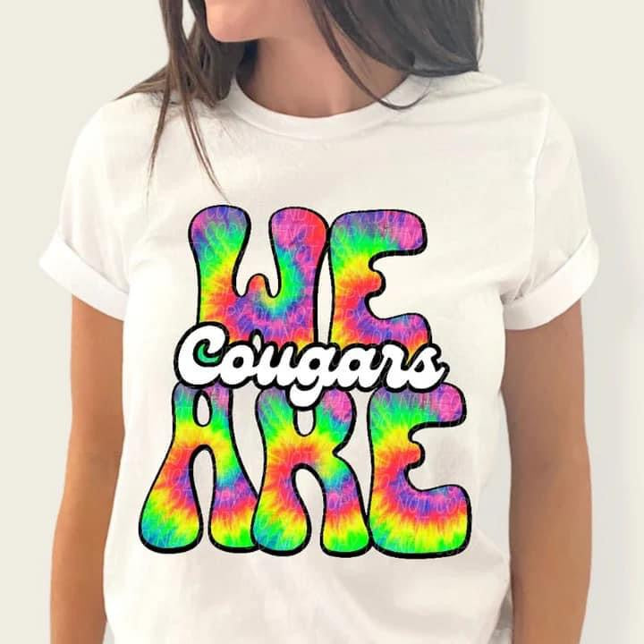 We Are Cougars Tie Dye