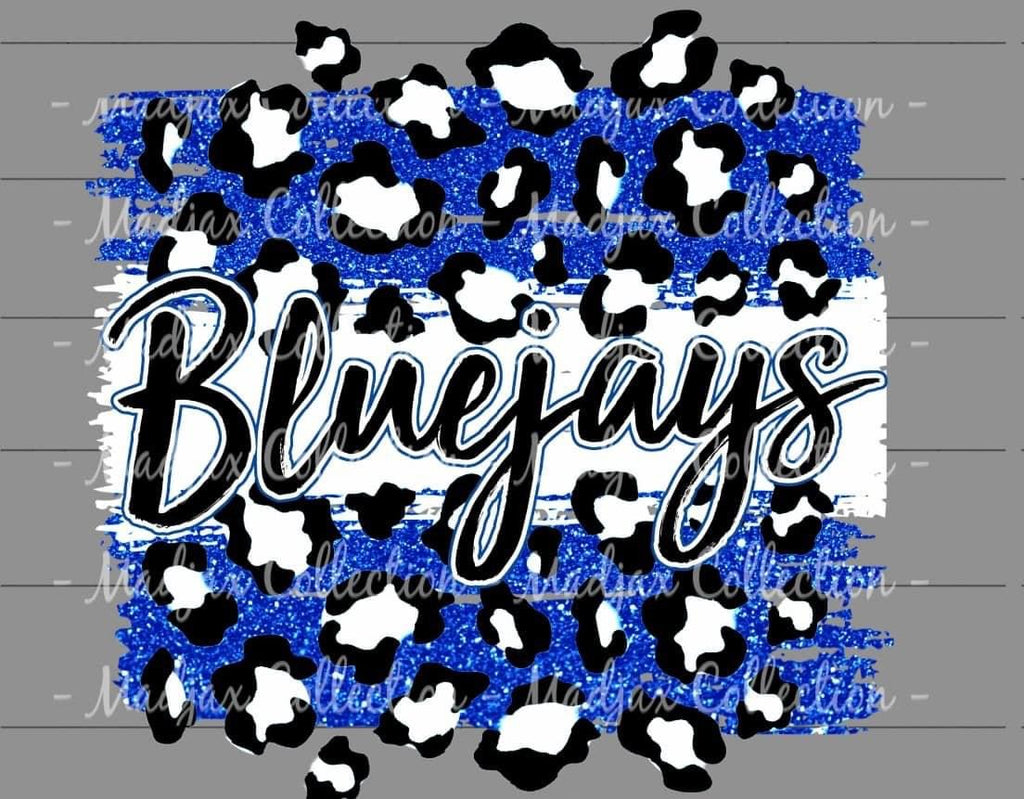 Blue Jays Blue & Leopard