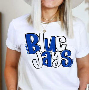 Blue Jays Blue & White Doodle