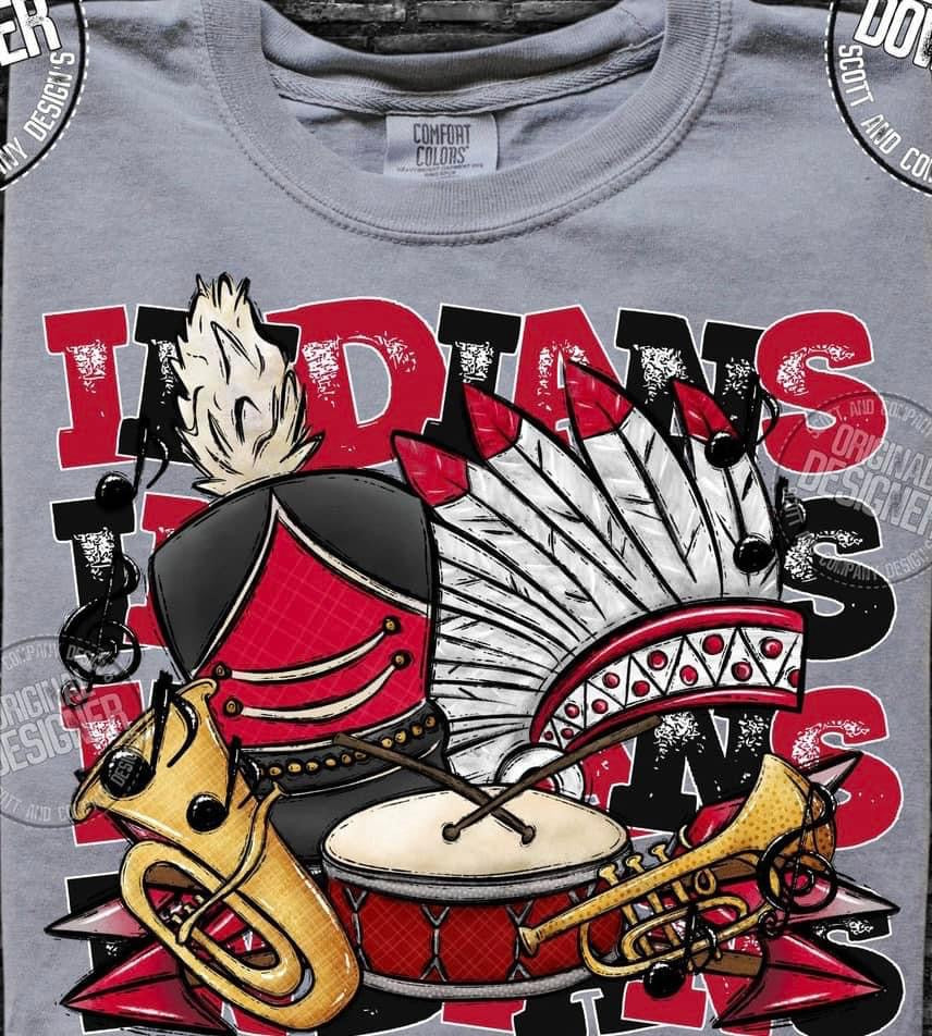 Indians Stacked Band