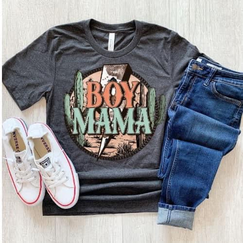 Boy Mama cactus & lightning loop