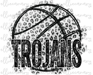 Trojans Basketball leopard