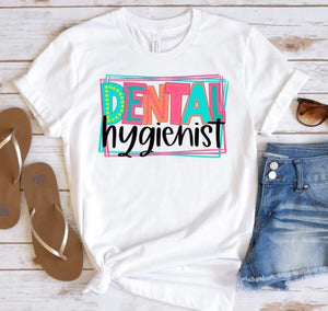 Dental Hygienist with frame