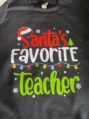 Santa’s Favorite Teacher with lights