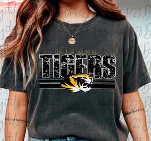 M Tigers Strips Comfort Colors