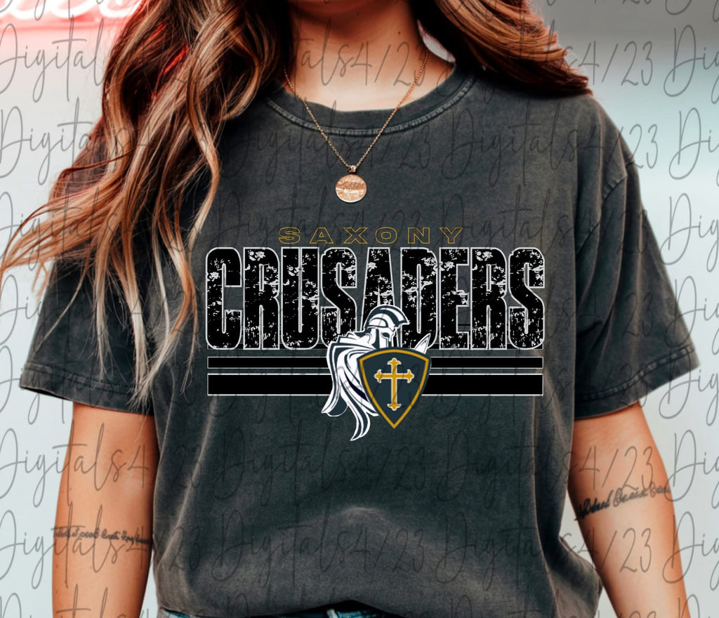 Saxony Crusaders Strips Comfort Colors