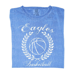 Eagles Basketball Comfort Colors long sleeves