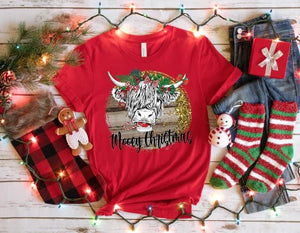 Merry Christmas Highland Cow