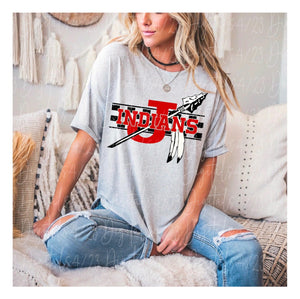 J Spear Indians Checker T-Shirt